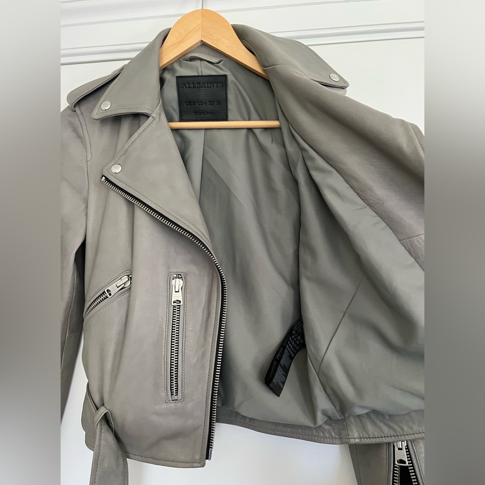 All Saints leather jacket - Picture 5 of 11